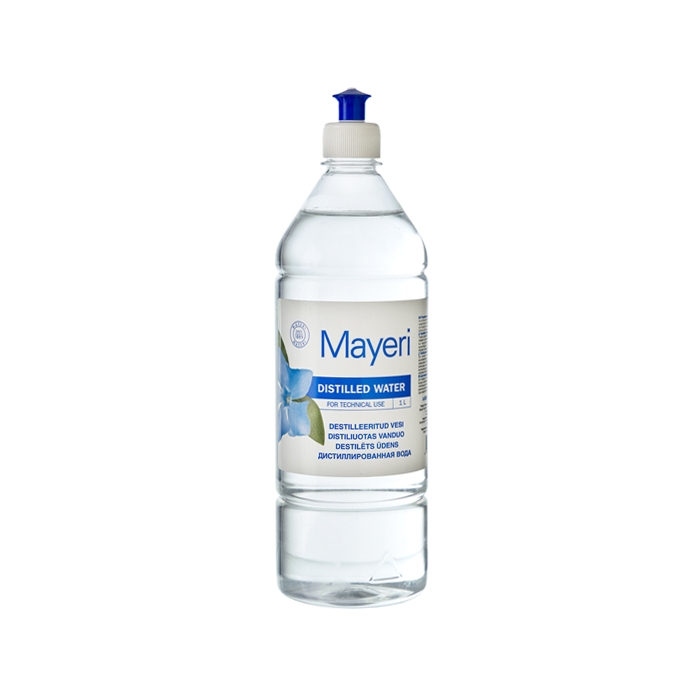 Mayeri destilleeritud vesi 1L 