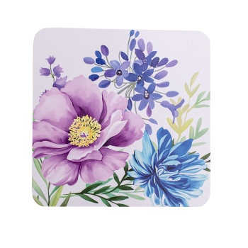 Klaasialused Suvine lill 10x10cm 4tk