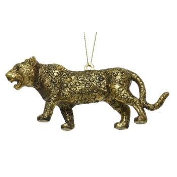 Kuuseehe Tiiger 13x5cm kuldne