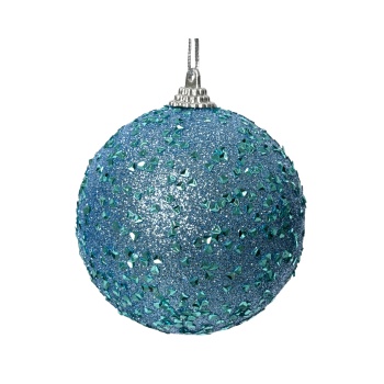 Kuusemuna 8cm Glitter sinine