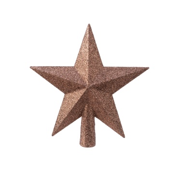 Kuusetipp Glitter 19cm pronks