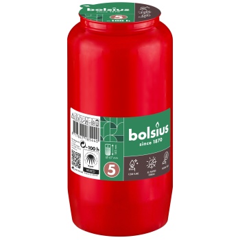 Õliküünal Bolsius 100h punane