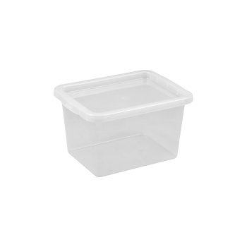 Plastkast kaanega Basic 15L 38x28,5x21,7cm