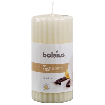Lõhnaküünal Bolsius 33h 12x5,8cm vanilje