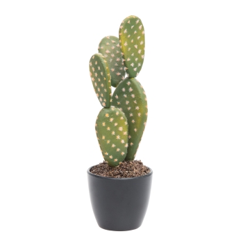 Kunstlill Kaktus 8,5x8,5x19,5cm potis