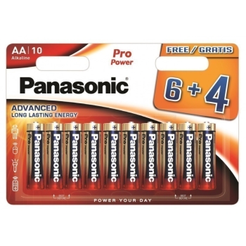Patarei Panasonic ProPower AA 6+4tk