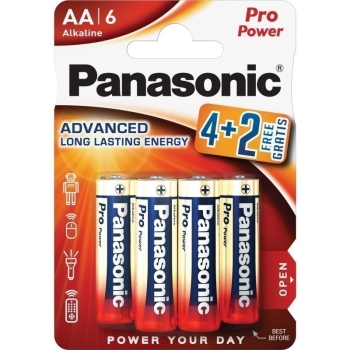 Patarei Panasonic Pro Power AA 4+2tk