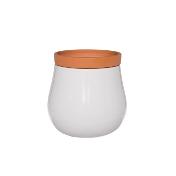 Lillepott Double pott+ümbris 15cm
