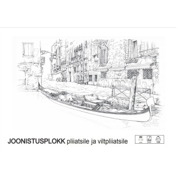 Joonistusplokk A3 120g 20lehte