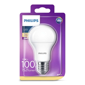 LED lamp Philips 100WE27 A60 1521lm matt