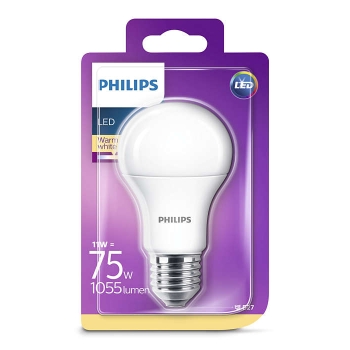 LED lamp Philips 75W E27 A60 1055lm matt