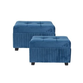 Tumba Velvet kandiline kastiga sinine