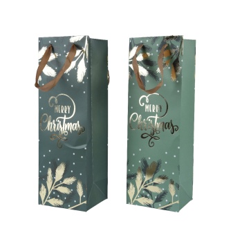 Pudelikott 12x36cm Lehed roheline valik