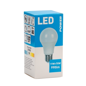 LED lamp Power GLS 990LM E27 soe valge