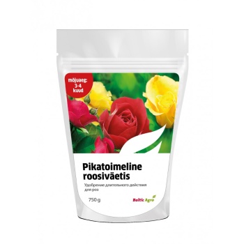 Roosiväetis  pikatoimeline 3-4kuud 750gr