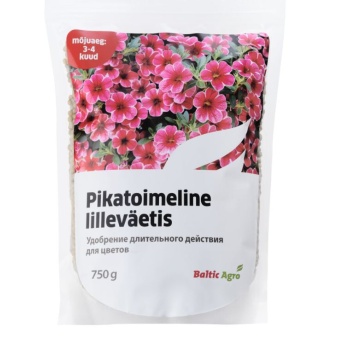 Lilleväetis pikatoimeline 3-4kuud 750gr