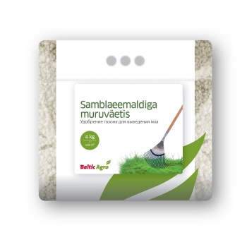 Muruväetis samblaeemaldajaga 4kg