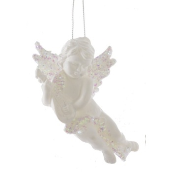 Kuusehe Ingel 10cm valge