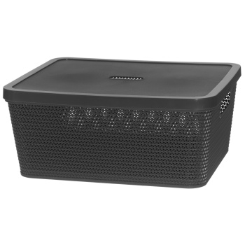 Plastkast kaanega Saima 36,5x30x15cm hall