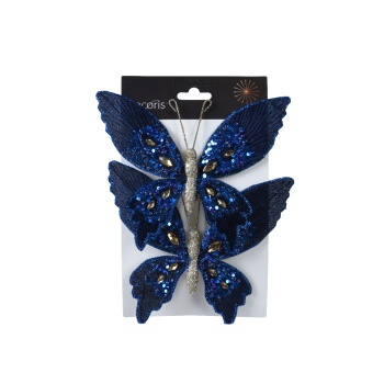 Dekoratsioon Liblikas 14,5x15,5cm 2tk sinine