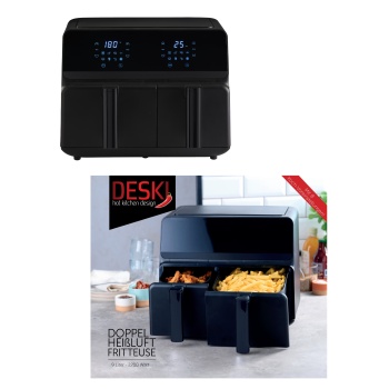 Kuumaõhufritüür Deski 9L topelt 2200W must