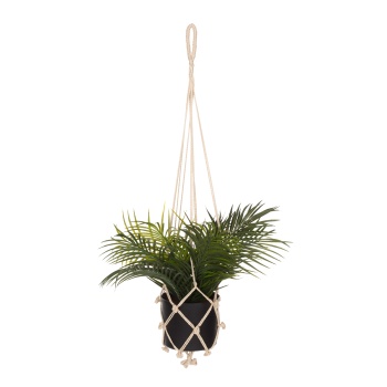 Lillepotihoidik riputatav 95cm puuvill