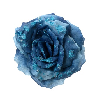 Dekoratsioon Roos 14x8,5cm sinine