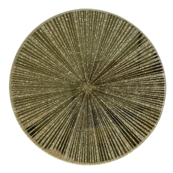 Küünlaalus Triibud 10cm kuldne