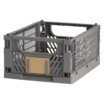 Volditav plastkast tumehall 33*24.5*15cm