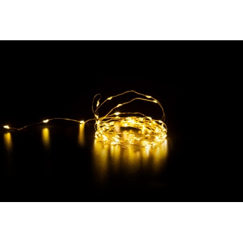Valgustraat 10LED 1,2M 2xAA soe valge