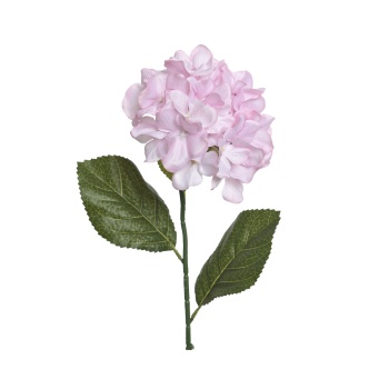 Kunstlill Hortensia 66cm heleroosa