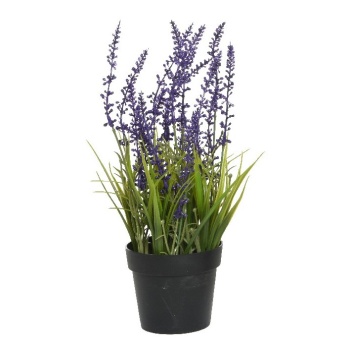 Kunstlill Lavendel 30cm potis