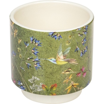 Lillepott Linnud 12x12x12,5cm keraamiline
