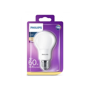 LED lamp Philips 8W E27 A60 806lm