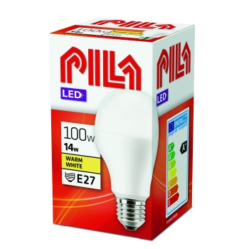 LED lamp PilaA67 14W E27 1521lm 827 matt