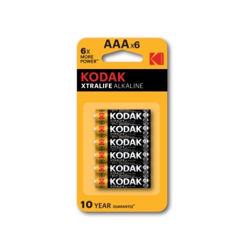 Patareid Kodak AAA Xtralife 6tk