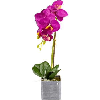 Kunstlill Orhidee 35cm potis