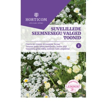 Suvelillede seemnesegu valged toonid 0,75g 1