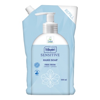 Vedelseep Sensitive pouch Mayeri 500ml