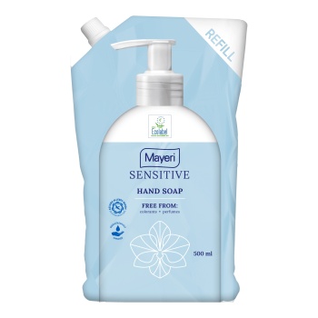 Vedelseep Sensitive pouch Mayeri 500ml