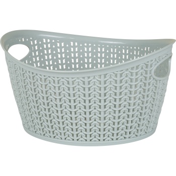 Plastkorv kootud Knitty 3,3L ovaal hall