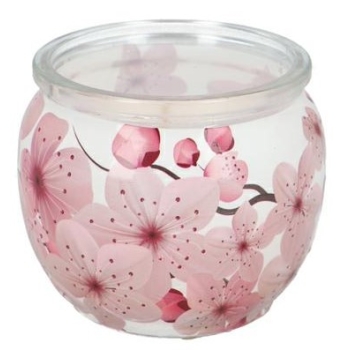 Lõhnaküünal klaasis 22h Aroma Kirsiõied