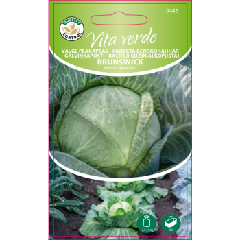 Valge peakapsas Vita Verde Brunswick 2g