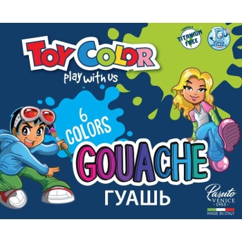 Guaššvärvid Toy Color 6x25ml