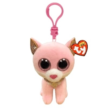 Beanie Boos võtmehoidja roosa kass Fiona