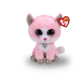 Beanie Boos roosa kass Fiona, keskmine