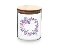 Klaaspurk Charlotta 360ml lilla lill