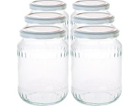 Klaaspurk kaanega 720ml 6tk