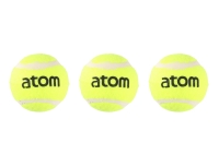 Tennisepallid Atom 3tk 65mm 66g