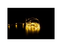 Valgustraat 10LED 0,9m soe valge 2xAA